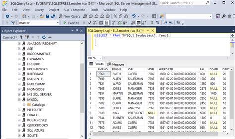 Can Sql Server Management Studio Connect To Mysql Leet Code Hot