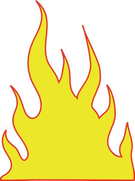 More than 800,000 products make your work easier. Flames 5 Clip Art at Clker.com - vector clip art online ...