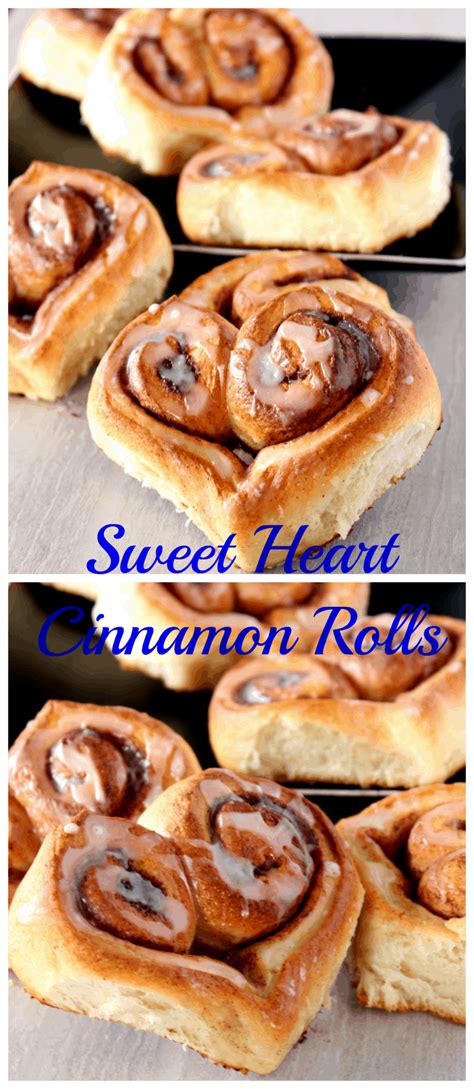 heart shaped cinnamon rolls sweet heart cinnamon rolls brunch recipes breakfast recipes