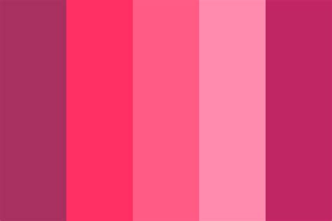 Different Shades Of Pink Color Palette Vlrengbr