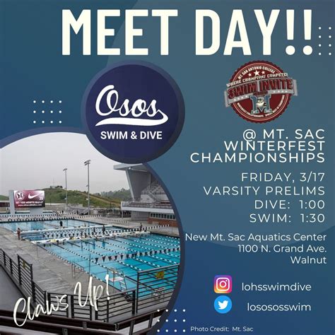 Lohs Swim And Dive On Twitter Its Meet Day As Our Varsity Swimmers And