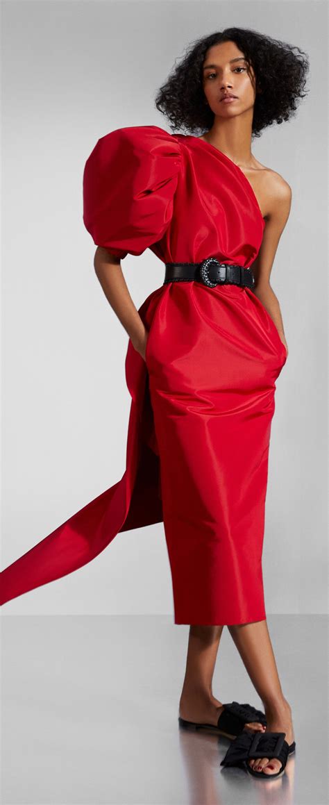 Pre Fall 2020 Carolina Herrera Peplum Dress Fashion Dresses