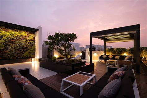 Nitesh Goel Conarch Architects Rooftop Terrace Design Rooftop