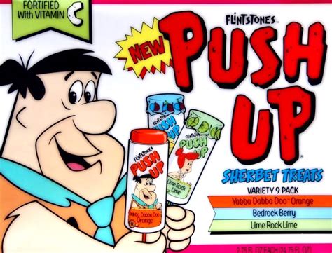 Retronewsnow On Twitter 1989 Midnight Snack — Flintstones Push Up