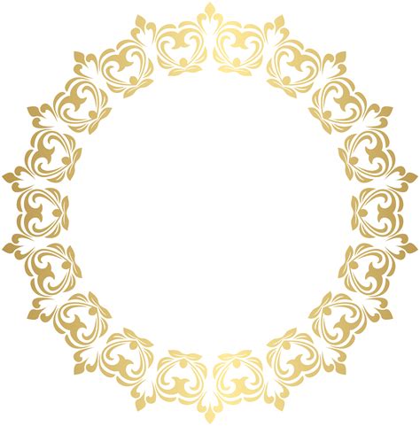 Want to add image borders around your blog images? Round Border Frame Transparent PNG ClipArt Image | Gallery ...