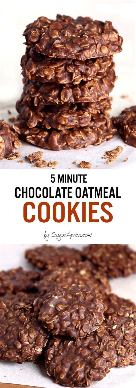 Drop spoonsful onto cookie sheet or waxed paper. No Bake Chocolate Oatmeal Cookies - Sugar Apron