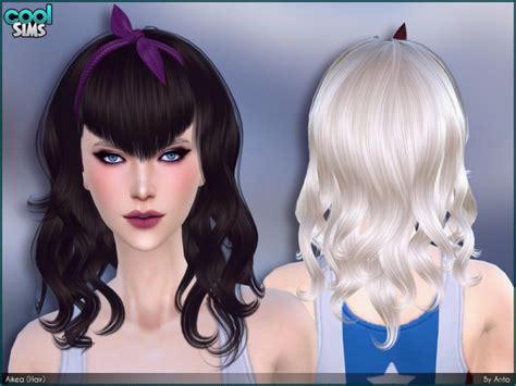 Sims 4 Hairs The Sims Resource Aikea Hair By Anto
