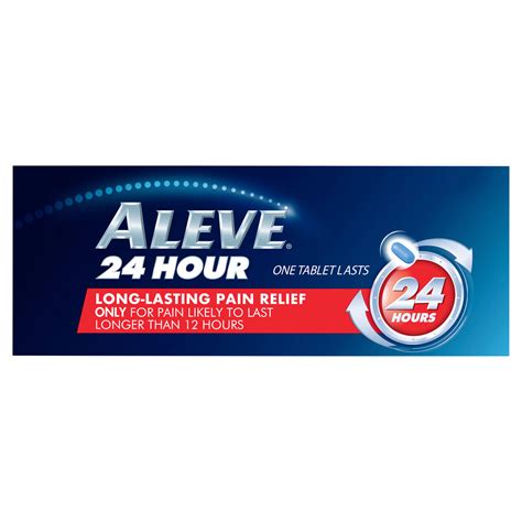 Aleve 24 Hour Anti Inflammatory Fast Acting All Day Pain Relief Tablets