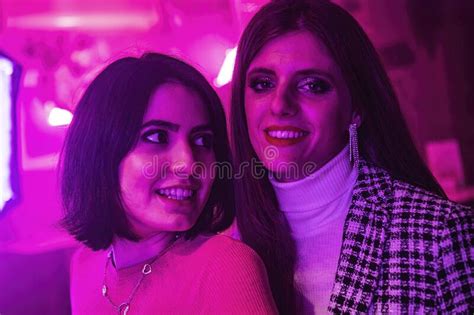 Couple Friends Girl In Nightclub Stock Image Image Of Glamour Adult 266973563