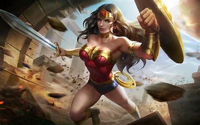 Wonder Woman Shield Sword Wallpapers 5k 4k