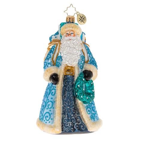 Christopher Radko Ill Have A Blue Christmas Santa 1020294 Christmas