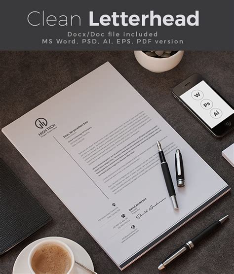 25 Professional Modern Letterhead Templates