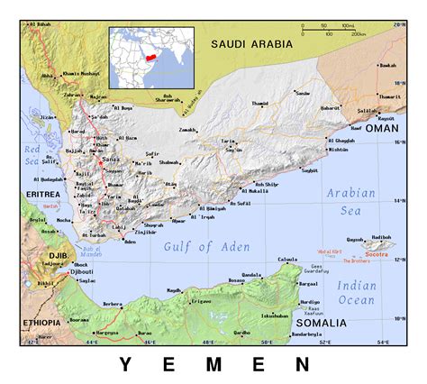 Yemen Political Map 2020 ~ News