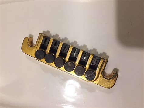 Vintage Gibson Tp Tp Fine Tuning Tailpiece Gold Les Paul Reverb