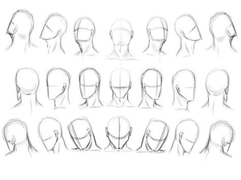 15 Best Drawing Head From Different Angle Images On