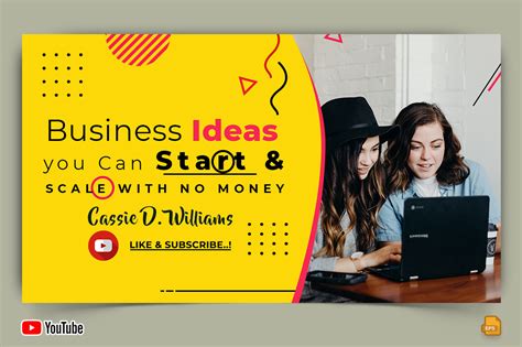 Business Youtube Thumbnails Template Graphic By 3djagan · Creative Fabrica