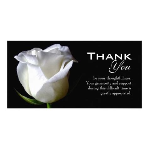 Thank you so much for being able to come to (dad's, my grandfather's, my father's, etc.) funeral last week. Sympathy / Funeral Thank You Photo Card | Photo cards ...