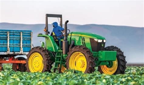 John Deere 6120eh Tractor Maximizing Crop Production
