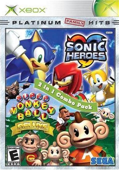 Sonic Heroes And Super Monkey Ball Deluxe Xbox