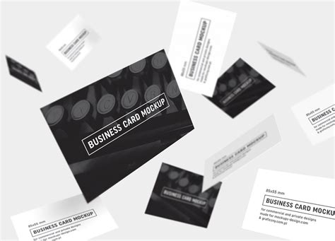 black white business card mockup psd templates good mockups