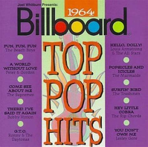 Billboard Top Pop Hits 1964 Audio Cd By Various Artists Very Good
