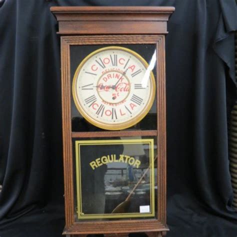 Coca Cola Sessions Wall Regulator Clock C1910 Value And Price Guide