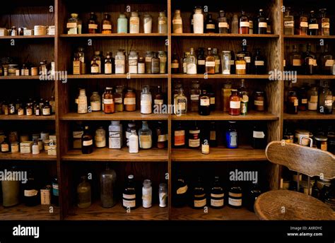 Old Fashioned Pharmacy Stock Photo Alamy