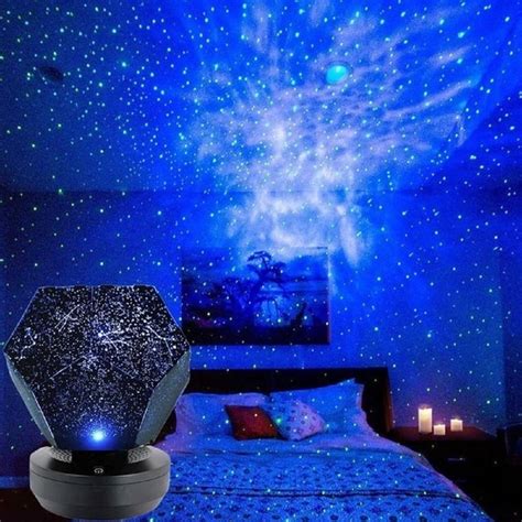 Romantic Led Starry Night Lamp 3d Star Projector Light For Bedroom Decor Usb Music Galaxy Sky