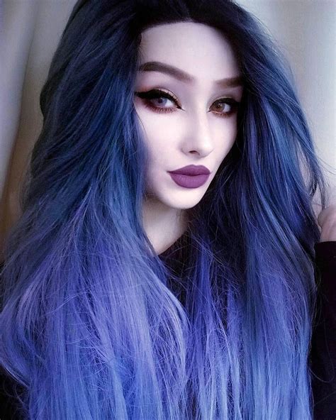 40 Stunning Blue Hairstyles Ideas In 2019 Hairstyles Dyed Hair Styles