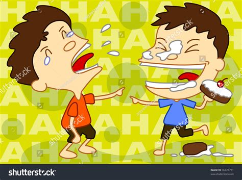 Illustration Of Two Men Play Practical Joke On Each Other 36421771