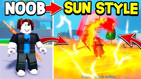 Noob Finds Easy Instant Sun Style In Anime Fighting Simulator Roblox