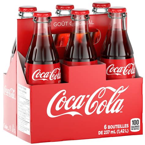 Coca Cola 237ml Glass Bottles 6 Pack 6 X 237 Ml Hastycart