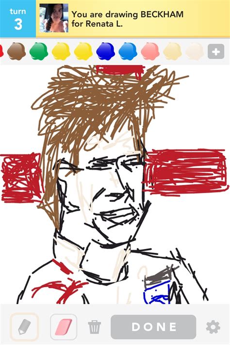 Beckham Drawings Poster Draw Something
