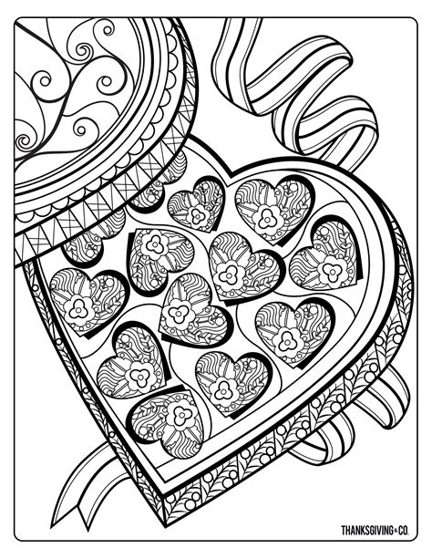 Free Adult Coloring Pages For Valentine S Day That Will Bring Out