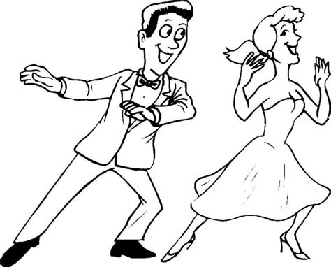 Tap Dance Coloring Pages