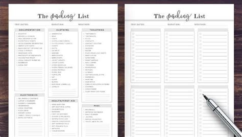 For this purpose, a printable packing list template is available on various websites. Vacation Checklist Template - 14+ Free PDF Documents ...