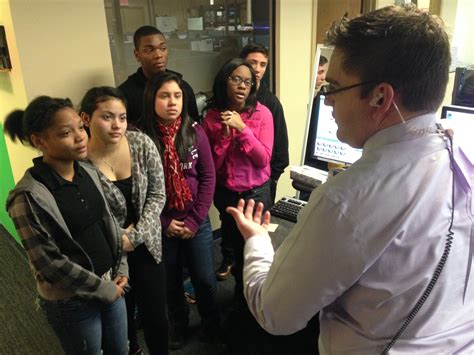 Media Students Visit News 12 The Bronx Harry S Truman High School