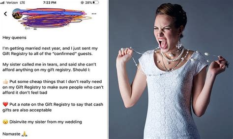 Bride To Be Slammed For Considering Uninviting Sister To Her Wedding