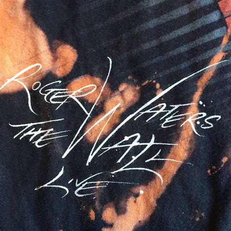 Roger Waters Hand Distressed One Of A Kind The Wall Live Tour Acid Wash