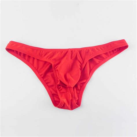 Low Waist Soft Pure Color Sexy Men Briefs Underwear Bulge Pouch Gay Men