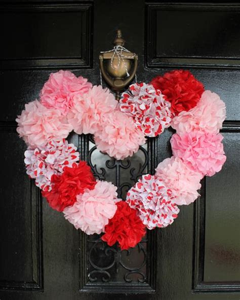 22 Diy Valentines Wreaths Heart Shaped Wreaths For Front Door