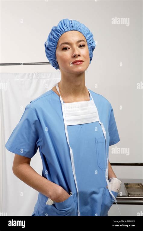 Portrait Of Female Doctor Stock Photo Alamy