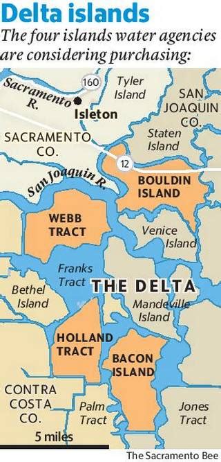 Two Major Water Agencies Consider Buying Delta Islands — Water Deeply