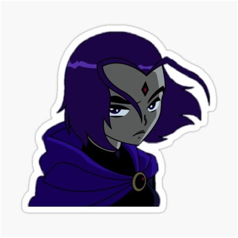 Teen Titans Raven Sticker For Sale By Moon2889 Redbubble