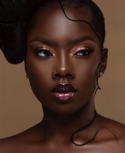 Pin By Becca Rochette On Hair Dark Skin Makeup Tutorial Brown Skin Makeup Makeup For Black Skin