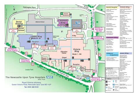 Royal Victoria Hospital Newcastle Site Map Clinic Hospital