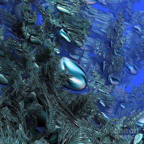 Shiny Blue Pebbles Digital Art By Gaspar Avila Pixels