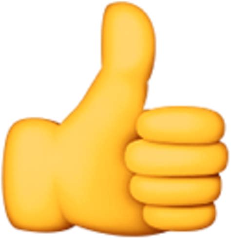 Finger Up Emoji Clipart Explore Pictures Thumbs Up Apple Emoji Png Sexiz Pix