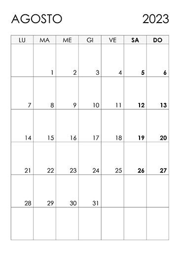 Calendario Agosto 2023 Para Imprimir Gratis Paraimprimirgratis Com