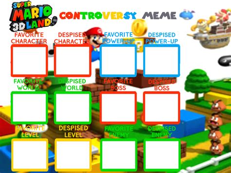 Super Mario 3d Land Controversy Meme By Jimboykelly On Deviantart